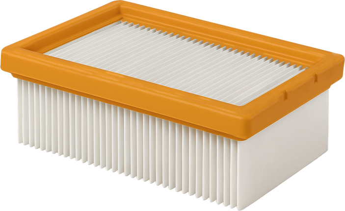 진공 청소기용 Bosch 플랫 폴드 HEPA 필터.